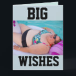 FUNNY BBW GRANDE FILLE BAIN BEAUTÉ CARTE D'ANNIVER<br><div class="desc">GRANDS SOUHAITS POUR UNE CARTE D'ANNIVERSAIRE TRÈS HEUREUSE</div>