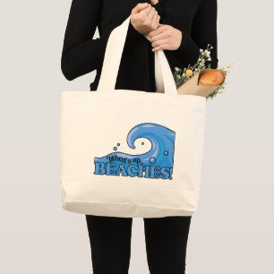 Funny Beach Wave sacs fourre-tout