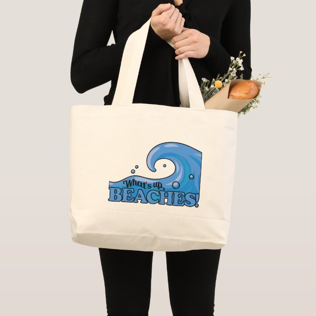 Funny Beach Wave sacs fourre-tout (Devant (produit))