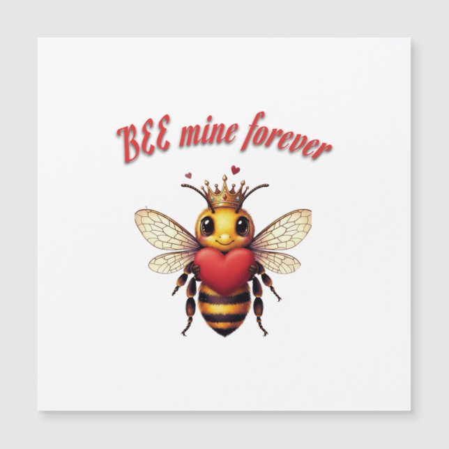 Funny Bee Pun Valentine  (Devant)