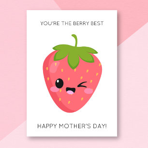 Funny Berry Meilleure carte de fête des mères