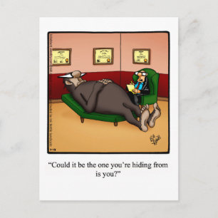 Funny Big Foot Humour carte postale