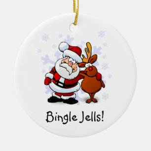 Funny Bingle Jells Noël Ornement de Noël