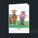 Funny Birthday Golf Carte Humour Pour Lui<br><div class="desc">Profitez de répandre le rire avec cette carte de voeux d'anniversaire de cet humour de golf hilarant du caricaturiste Bill Abbott ; envoyez des rires avec votre amour et vos souhaits pour un joyeux anniversaire. Le dessin de Bill Abbott "Spectickles", la bande dessinée de la communauté internationale, a également paru...</div>