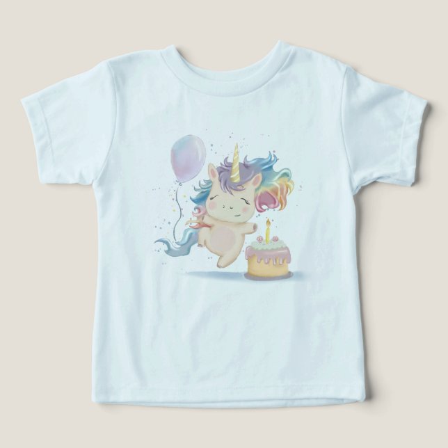 Funny Birthday Unicorn (Design Recto)