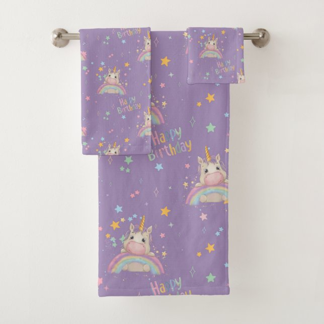 Funny Birthday Unicorn (En situation)