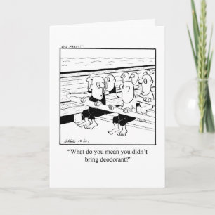 Funny Bon Voyage Humour Carte de voeux