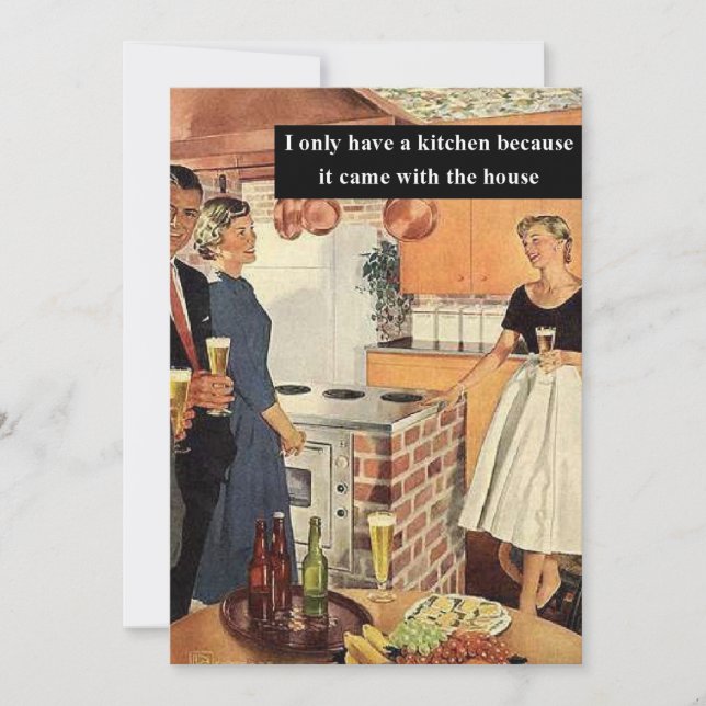 Funny Bridal Shower Vintage Look Personalized (Devant)