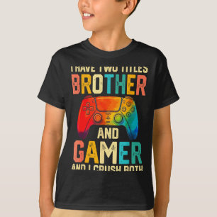 Funny Brother Gamer Graphique T-Shirt Hommes Garço