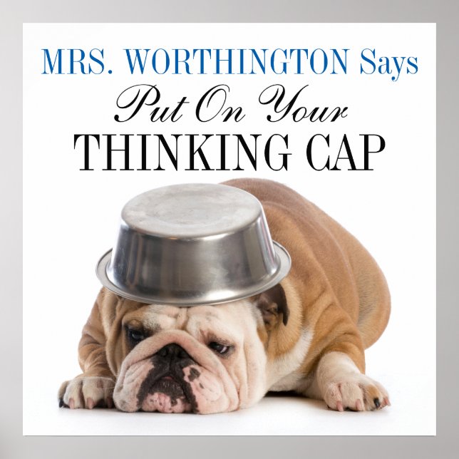 Funny Bulldog - Poster - srf (Devant)