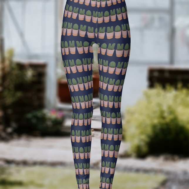 Funny Cactus Maman Motif Jardinage Leggings (Cactus Mom leggings just for you)