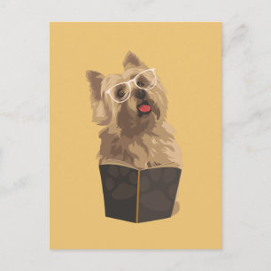 Funny Cairn Terrier Carte postale pour Amoureux de