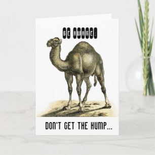 FUNNY CAMEL CARTE D'ANNIVERSAIRE PERSONNALISÉE
