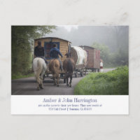 Funny Caravan Photo Moving Faire-part