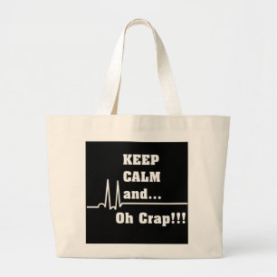 Funny Cardiac Nurse Sac fourre-tout Oh merde