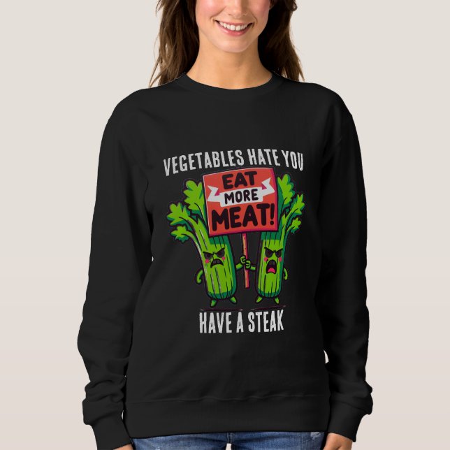 funny carnivore sweatshirt  (Devant)