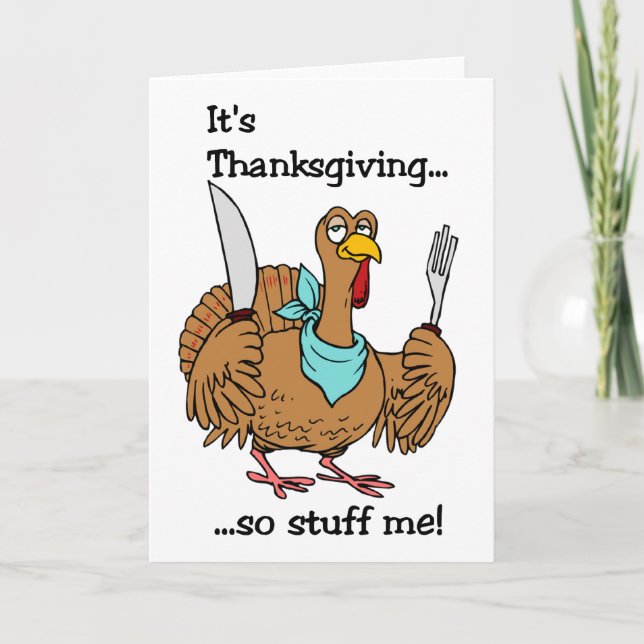 Funny Carte Thanksgiving (Devant)