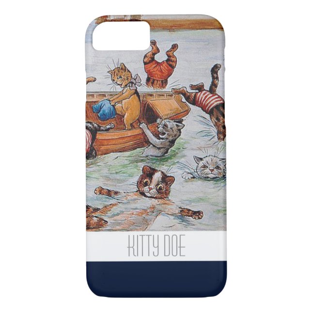 Funny Cat iPhone7 Coque - Les chats de plaisance d (Dos)