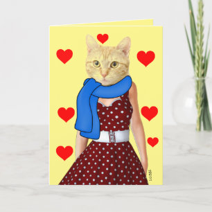 FUNNY CHAT AMI CARTE DE SALUT D'ANNIVERSAIRE