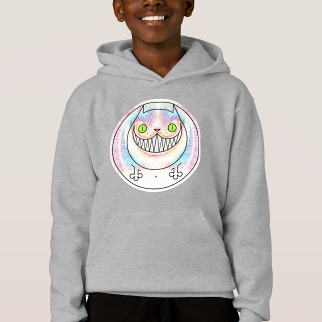 Funny Chat Cheshire Chat Enfants Sweat - shirt à c (Devant)
