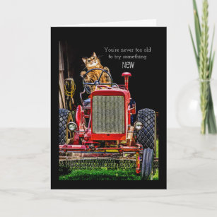 Roller Carte Postale 14x14cm Voitures Carte d'Art Enfants Anniversaire paillettes Tracteur