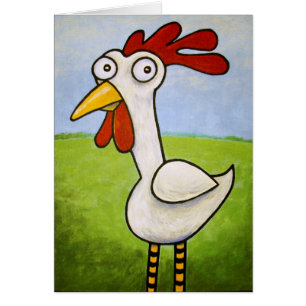 Funny Chicken Card