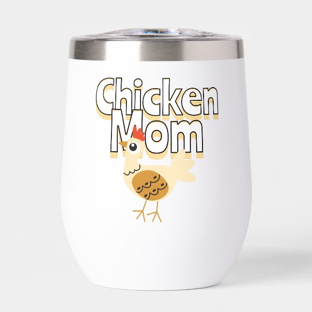 Funny Chicken Maman personnalisée (Avant)