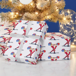 Funny Christmas Cadeau Enveloppement Papier Fitnes