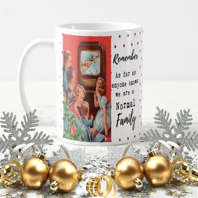 Funny Christmas Mug Best Friend "Normal Family" (Créateur téléchargé)