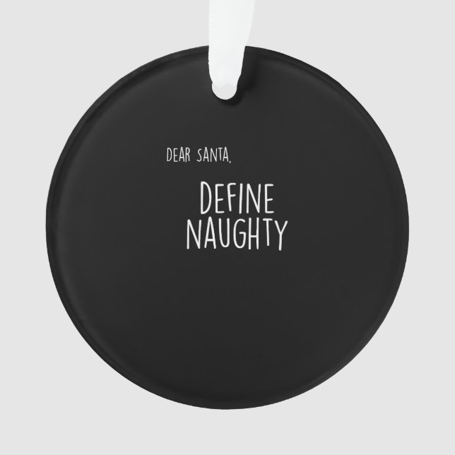 Funny Christmas Naughty Nice Santa Checklist (devant)