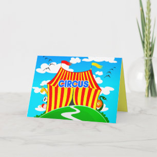 Funny cirque, carte de voeux