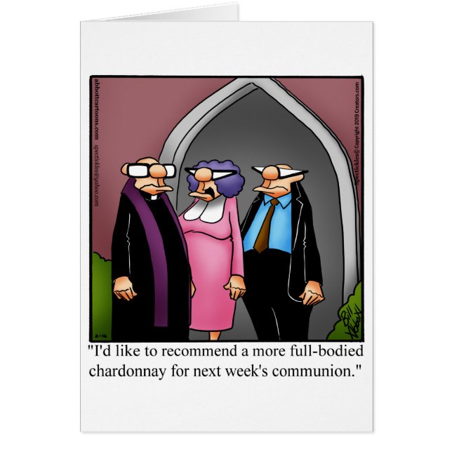 Funny Clergy Appréciation Weekend Card (Devant)