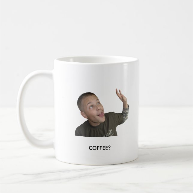 Funny Coffee Meme Mug – “Coffee? Coming!” (Gauche)