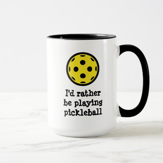 Funny coffee mug for pickleball player (Droite)