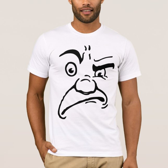 FUNNY COLÈRE FACE AUX T-SHIRTS (Devant)