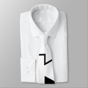 Funny Cravate noire et blanche