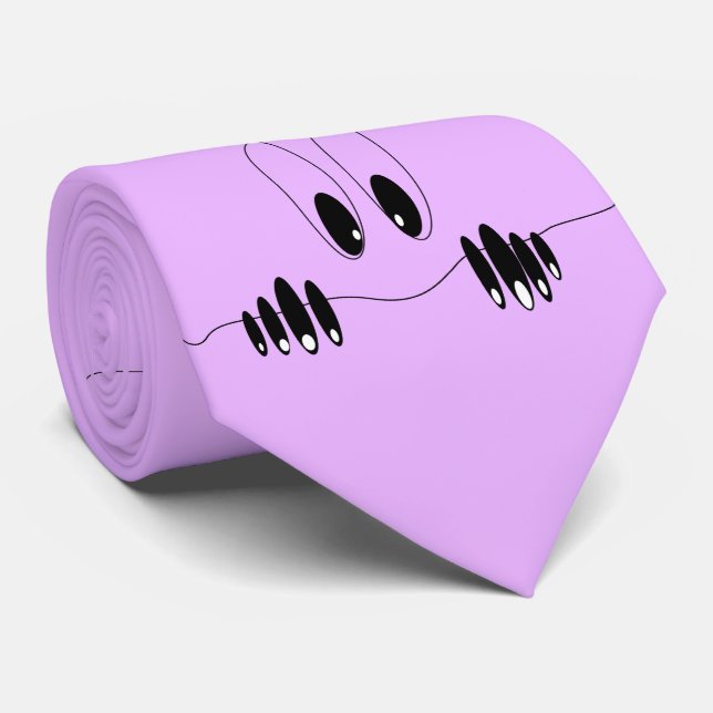 Funny Curiosity Eyes Cravate Joyeux sourire (Roulé)