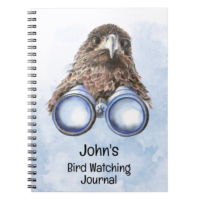 Funny Custom Bird Watching Journal for Birders (Devant)
