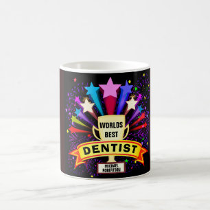 Funny Custom Worlds Best Dentist Coffee Mug