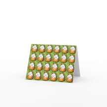 Funny Cute Cat Christmas Carte de pudding