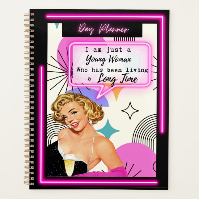 Funny Day Planner/Journal For Women Sassy-Girl (Devant)