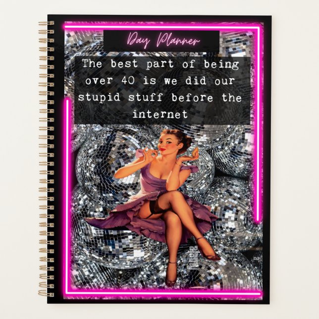 Funny Day Planner/Journal For Women Sassy-Internet (Devant)