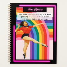 Funny Day Planner/Journal For Women Sassy-Prune