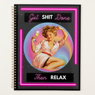 Funny Day Planner/Journal For Women Sassy-Relax
