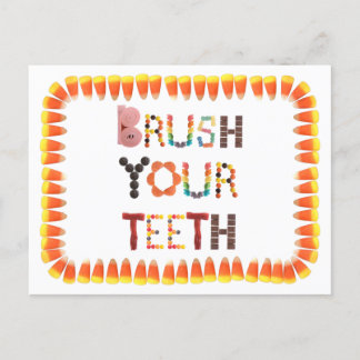 Funny Dental Health Brossez vos dents carte de rap