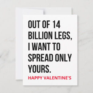 Funny Dirty Naughty Valentines Carte de jour et ca