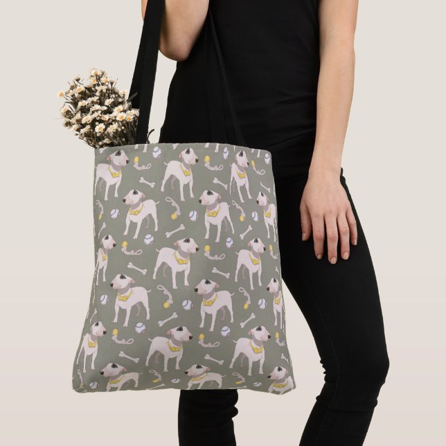 Funny Dog Lover Tote Bag  (De près)