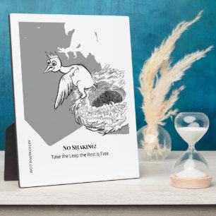 Funny Donne-moi du Courage Plaque