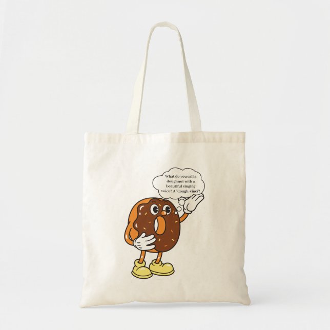Funny Doughnut Sac fourre-tout de plaisanteries (Devant)