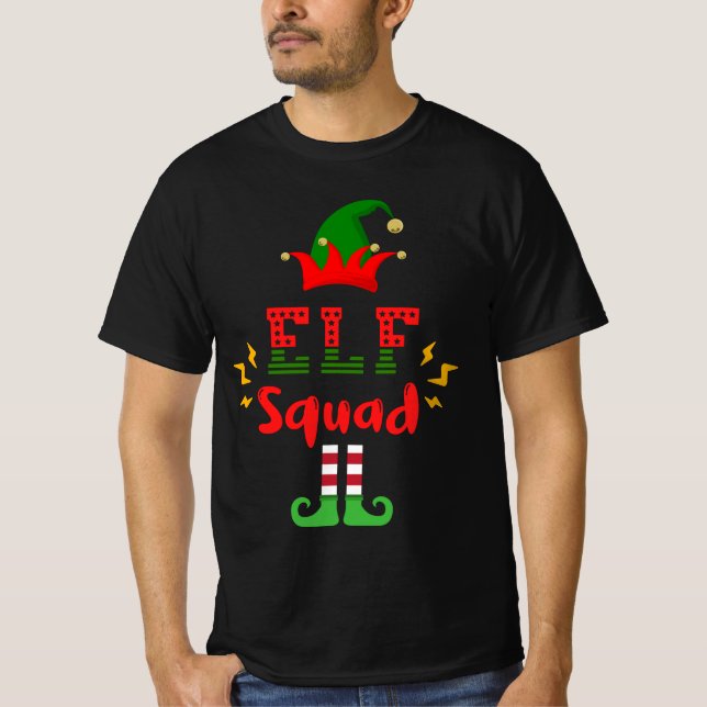 FUNNY ELF SQUAD - T-Shirt FUN DE NOËL (Devant)